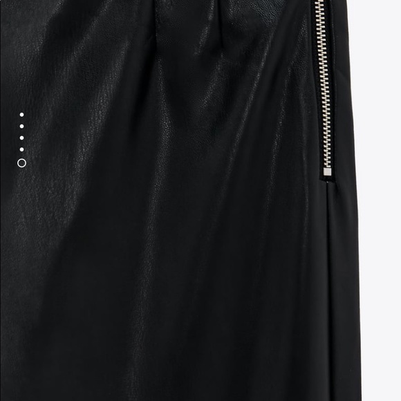 zara extra long faux leather leggings - Picture 5 of 8